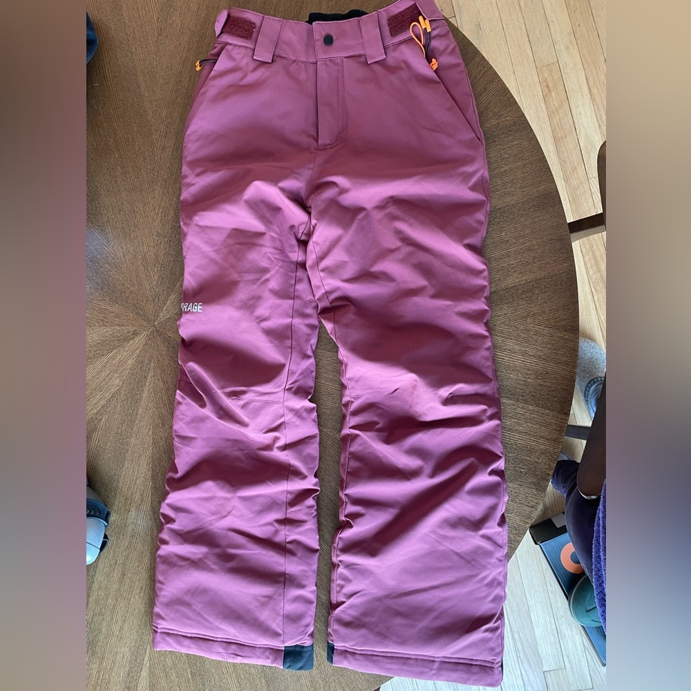 Orage Kids Magenta insulated snow pants